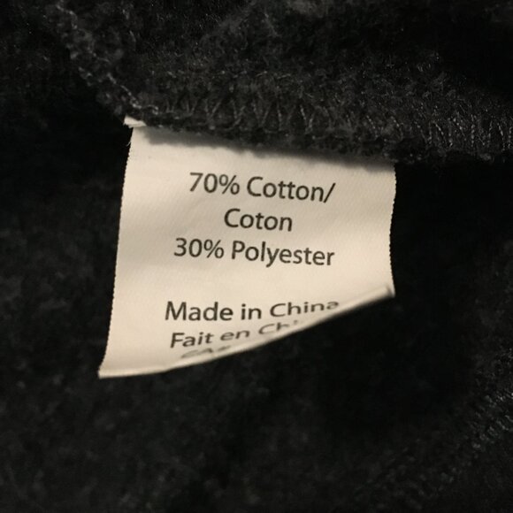 DKR Charcoal Grey Cocoon Cotton Blend Open Cardigan - Picture 9 of 14